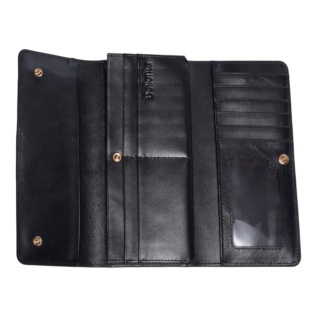 Cloud Black Continental Wallet