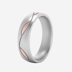 Comfort Fit Two Tone Mens Band