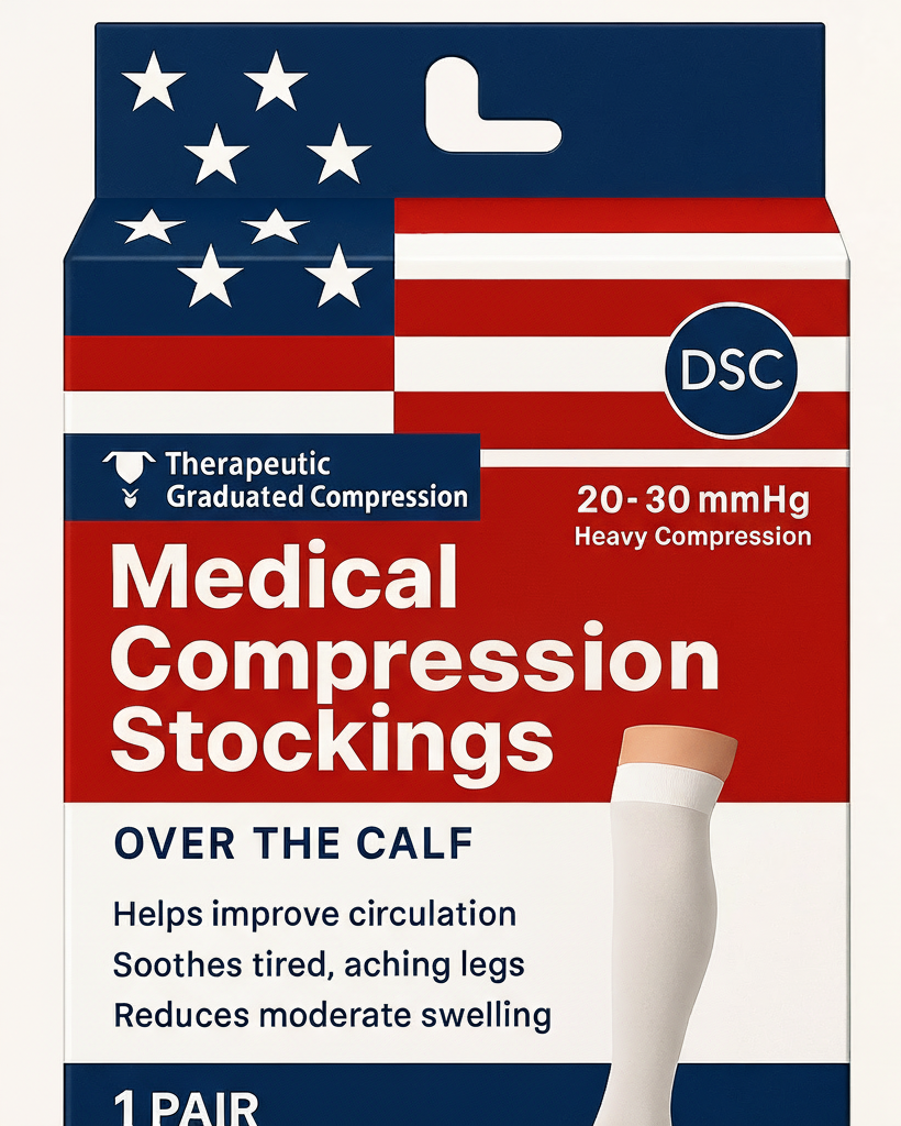 Men's Over The Calf Compression Stocking Socks