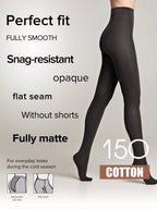 Conte Cotton Tights 150 Den | Warm Opaque