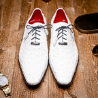Criss Laced Shoe | White