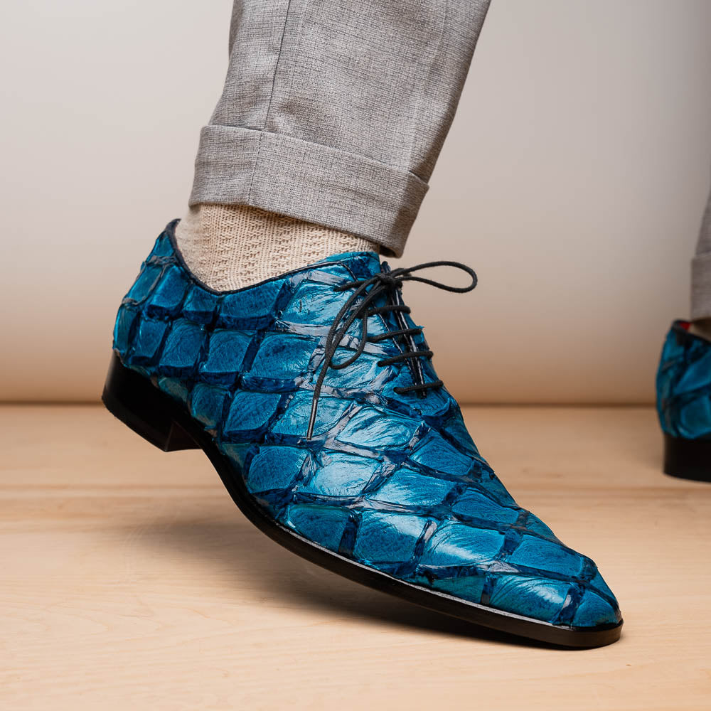 Olivieri Oxfords | Caribbean Blue