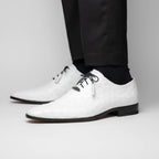 Criss Laced Shoe | White