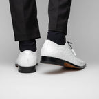 Criss Laced Shoe | White
