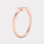 Cushion Cut Bezel Solitaire Ring