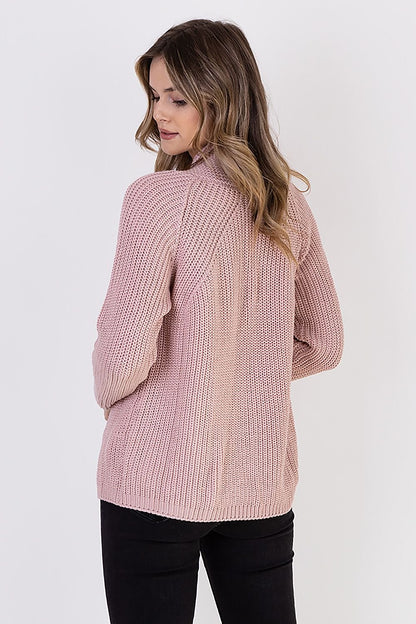 Ribbed Knitted Cardigan