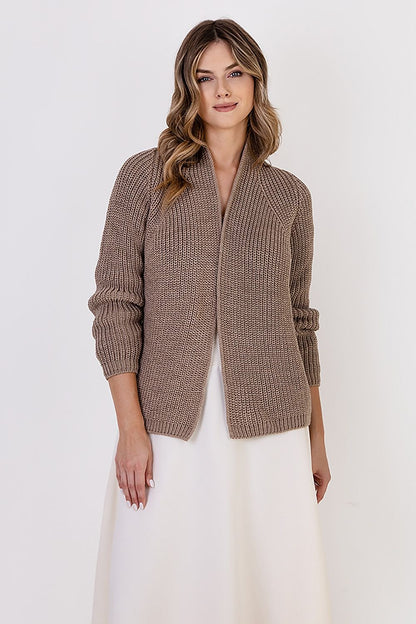 Ribbed Knitted Cardigan