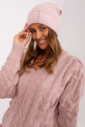 Wool Blend Beanie Hat