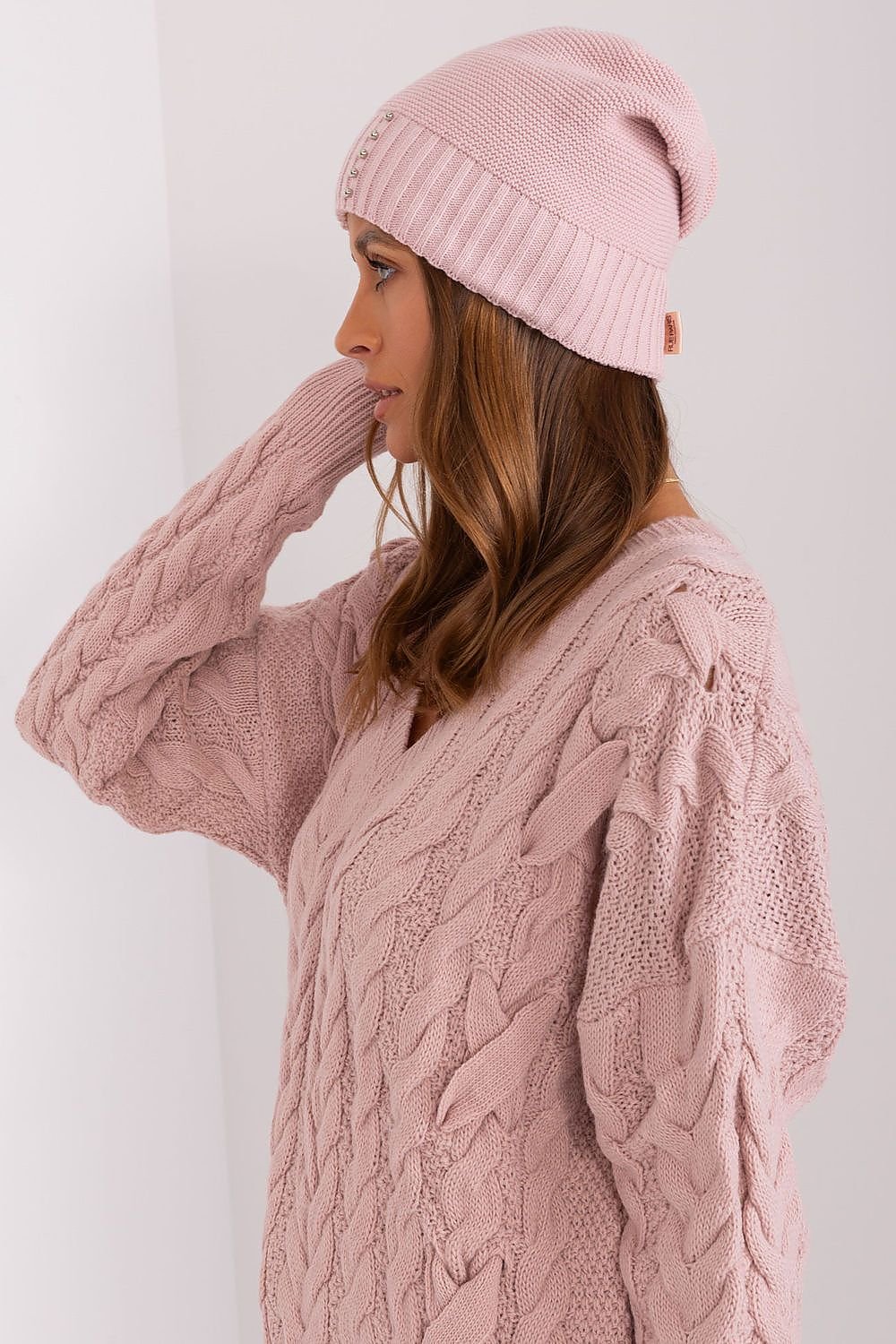 Wool Blend Beanie Hat