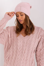 Wool Blend Beanie Hat