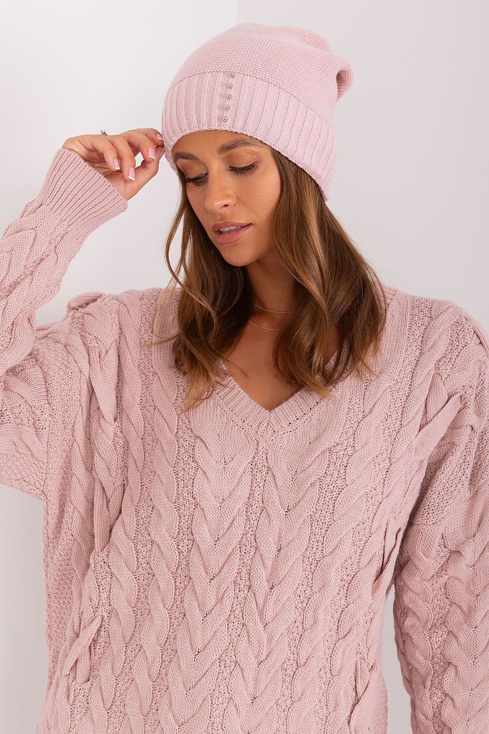 Wool Blend Beanie Hat