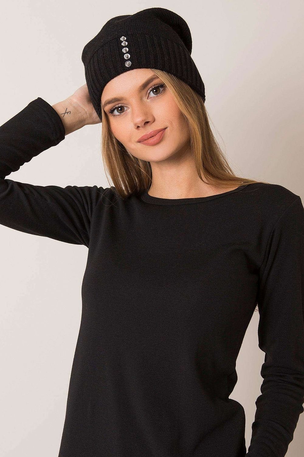 Wool Blend Beanie Hat