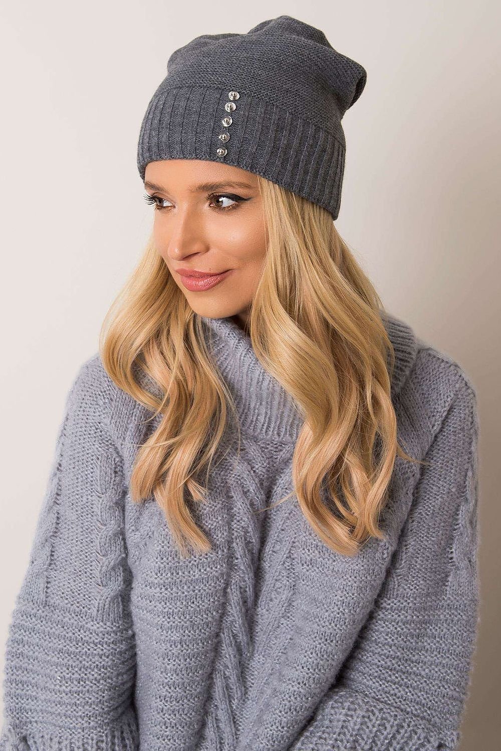 Wool Blend Beanie Hat
