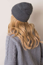 Wool Blend Beanie Hat