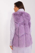 Violet Fur Vest