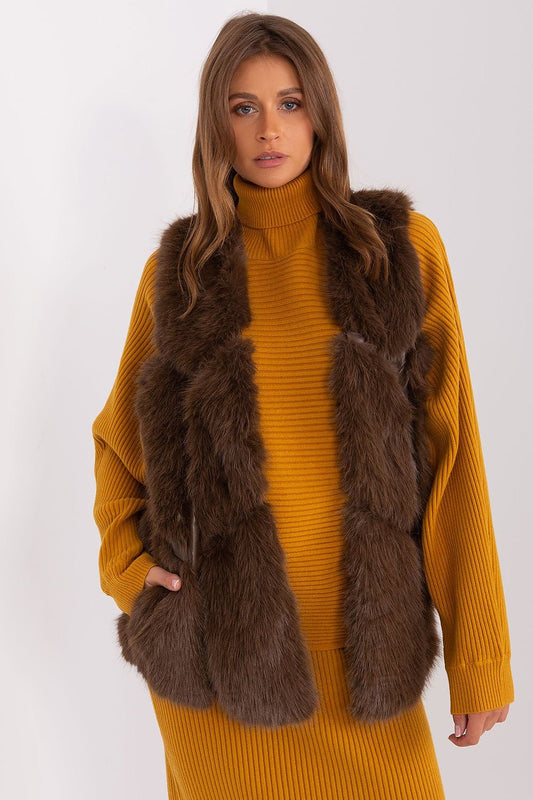 Brown Choco Fur Vest