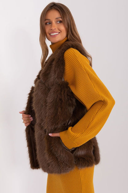 Brown Choco Fur Vest