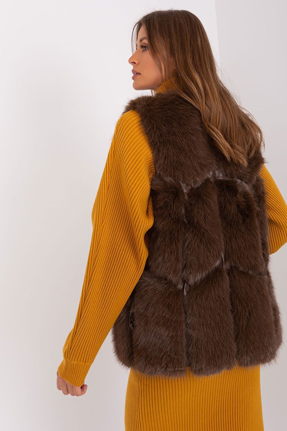 Brown Choco Fur Vest