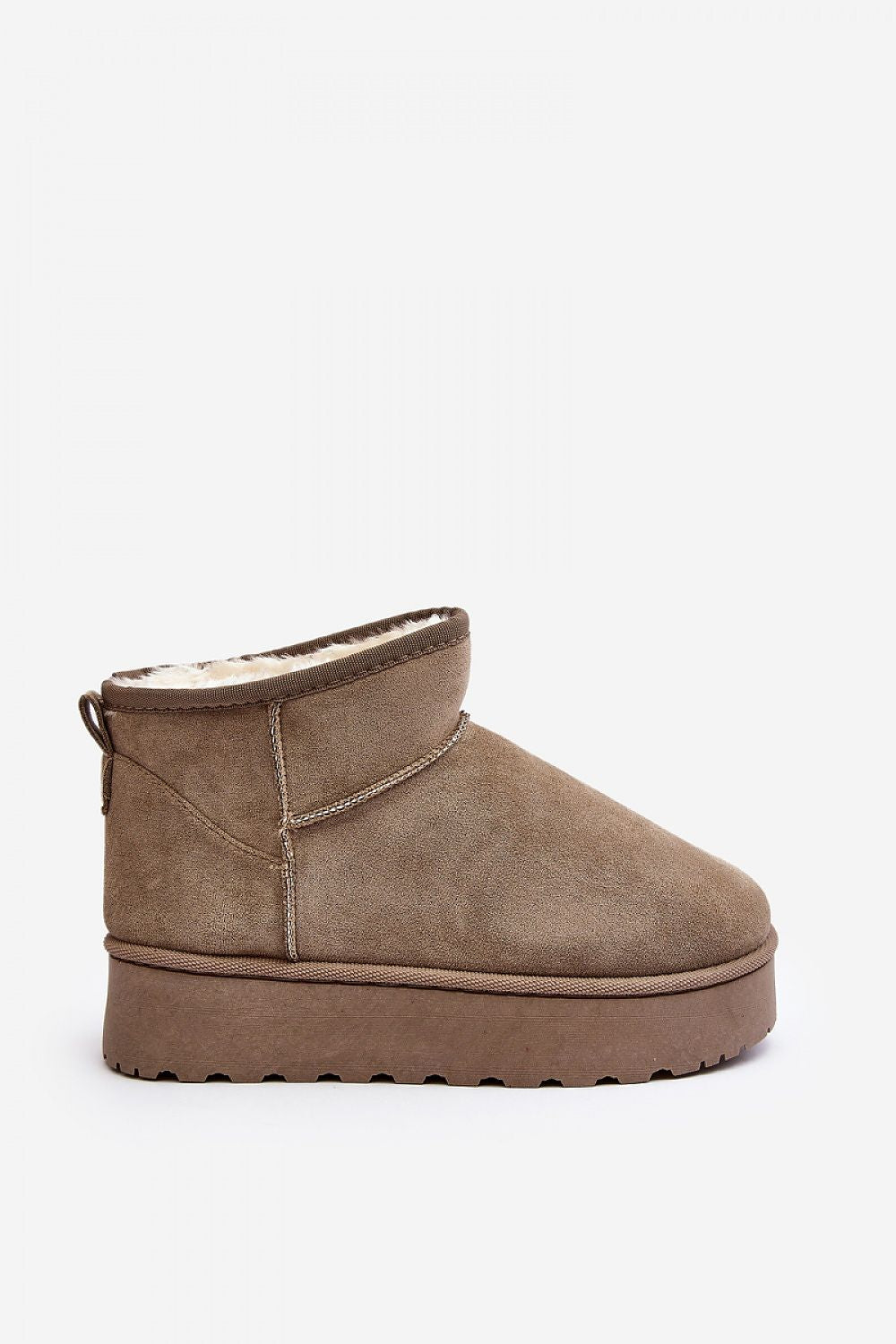 Low Upper Slip-On Snow Boots
