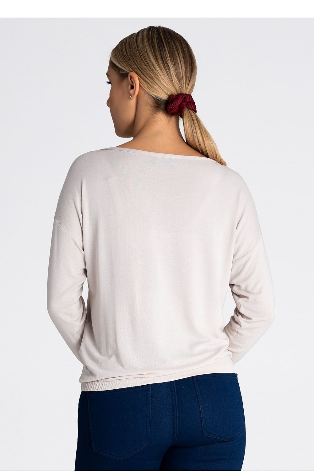 Oversized Wide Neck Blouse