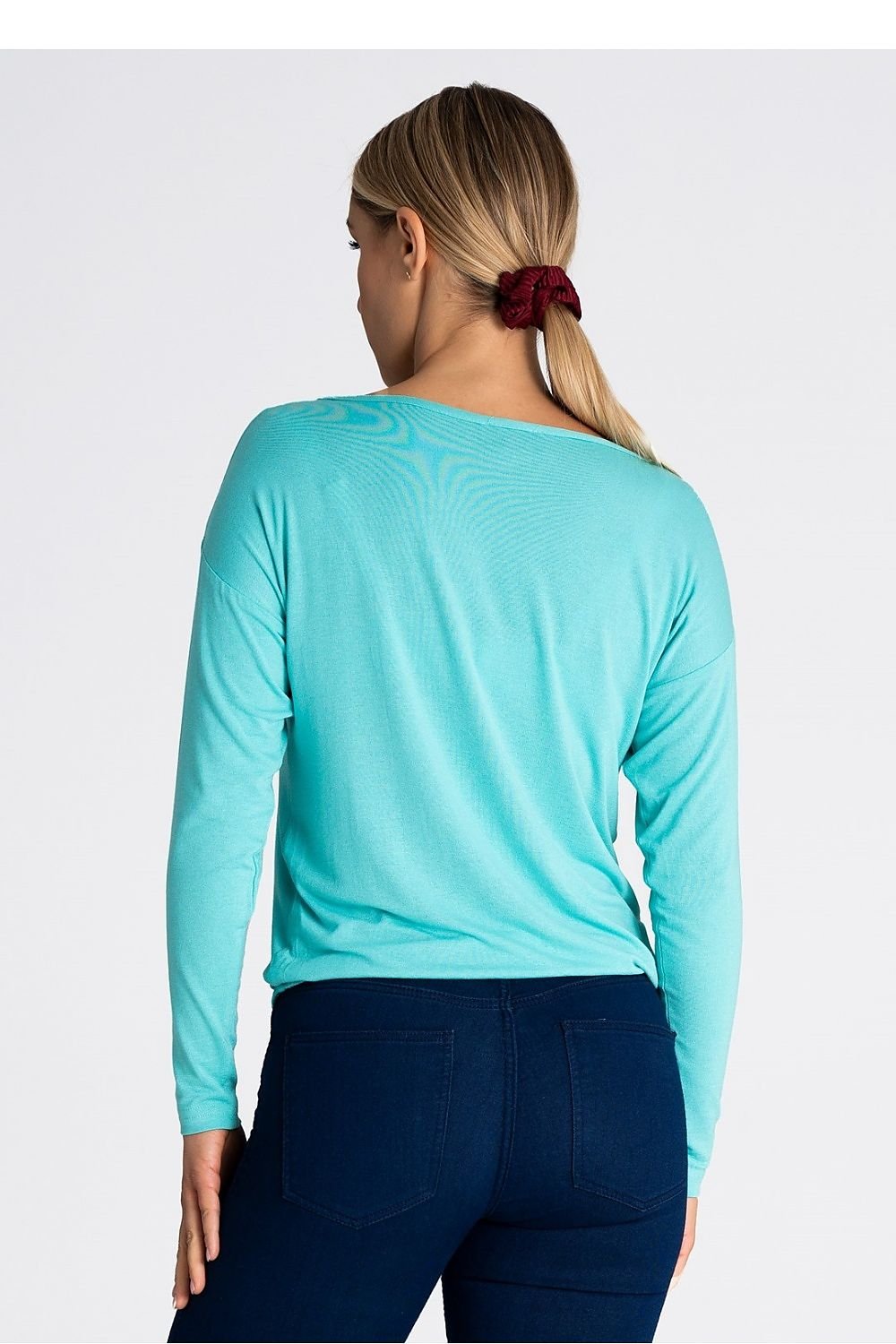Oversized Wide Neck Blouse