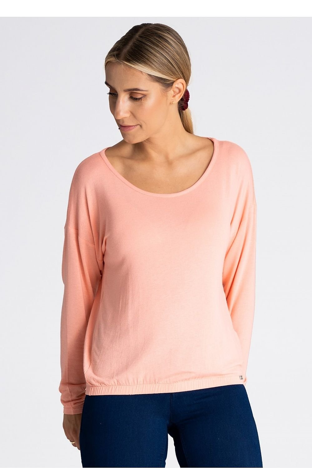 Oversized Wide Neck Blouse
