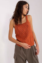Knitted Tank Top and Cardigan Set