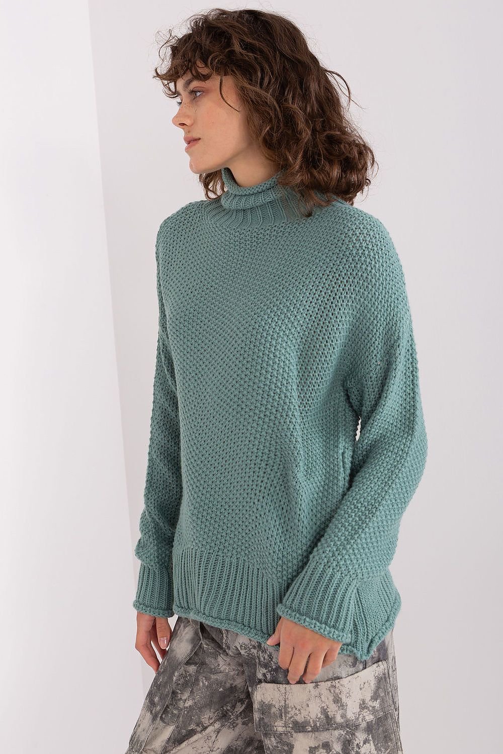 Oversized Turtleneck Sweater