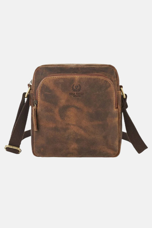 Leather Patina Messenger Bag