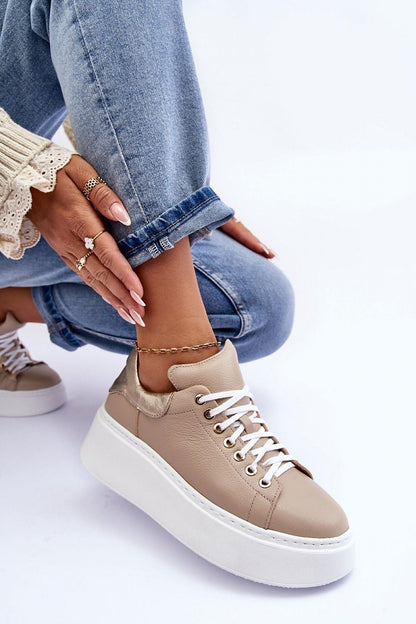 Laced Platform Sneakers