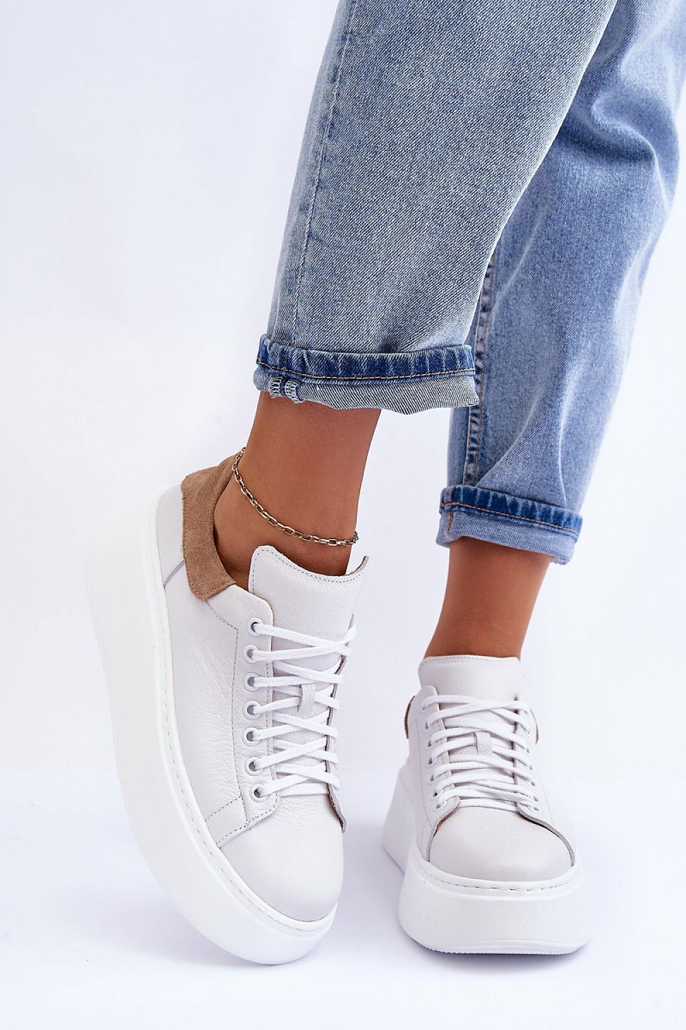 Laced Platform Sneakers