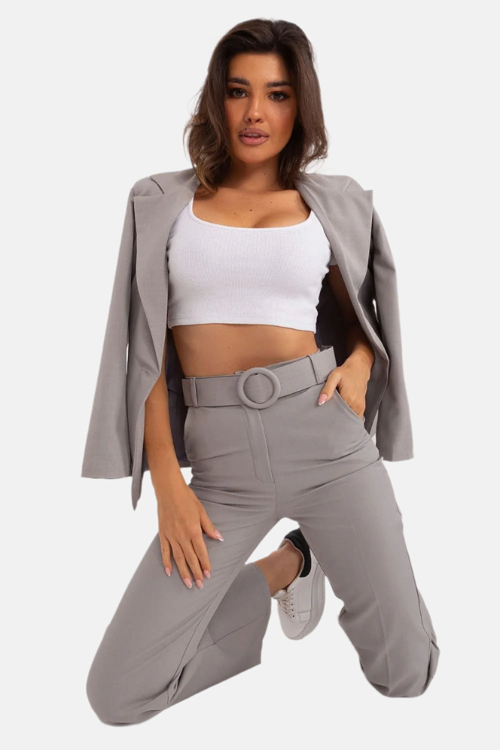 Women Pants with Belt