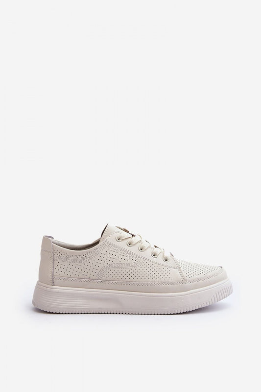 Perforated Leather Sneakers