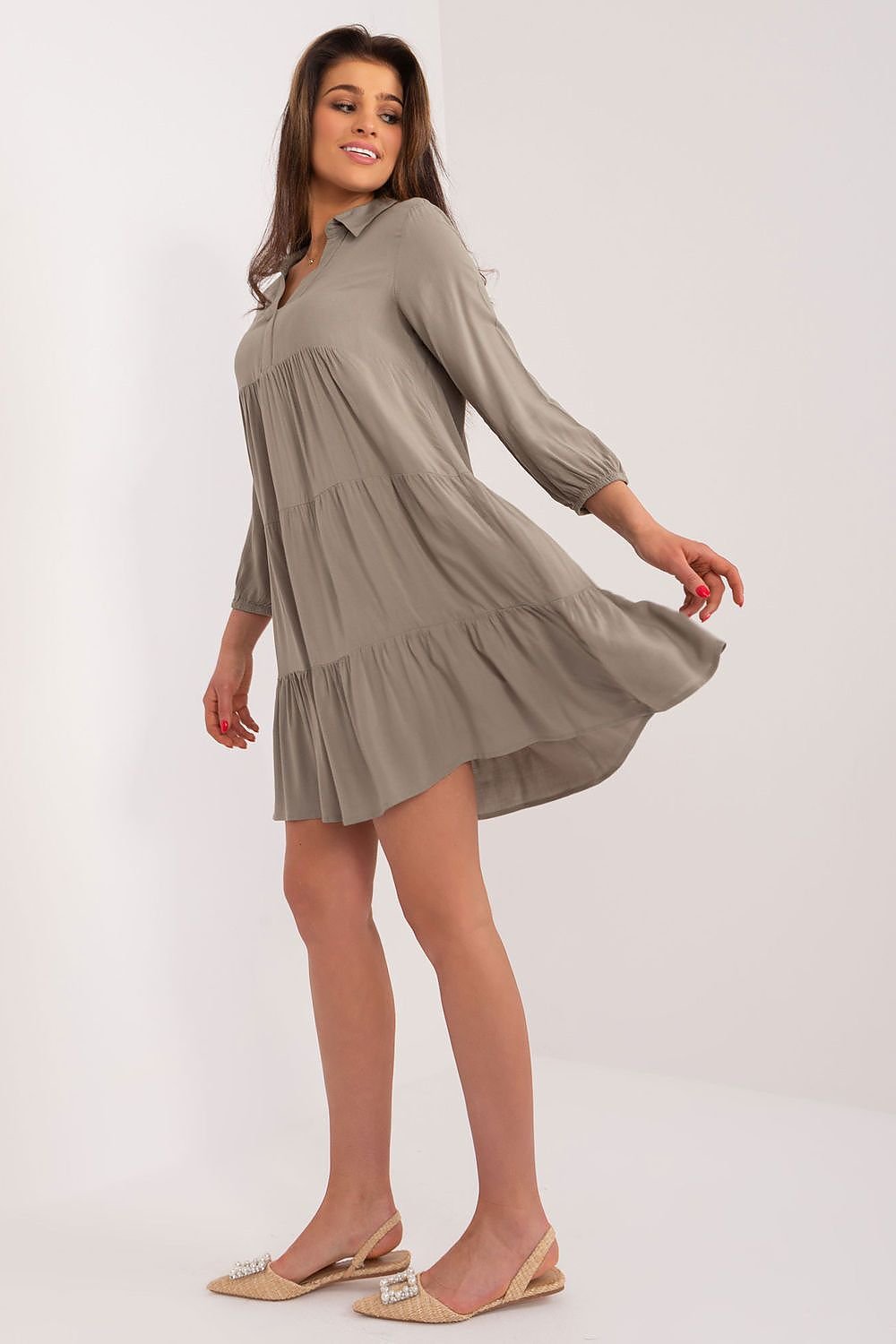 The Summer Mid Dress with 3/4 Sleeve