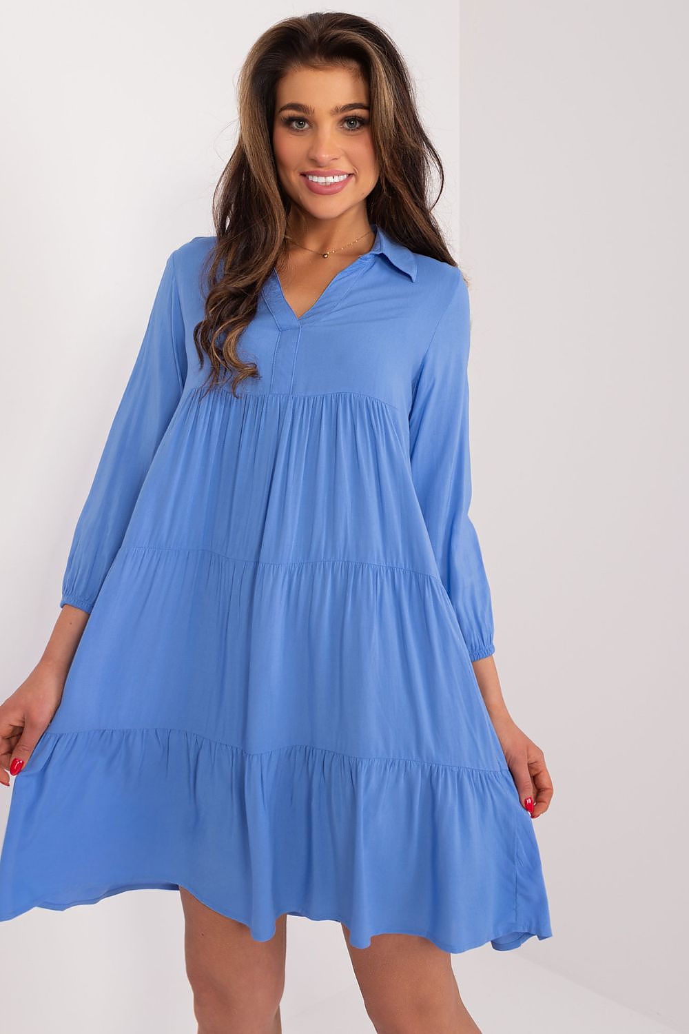 The Summer Mid Dress with 3/4 Sleeve