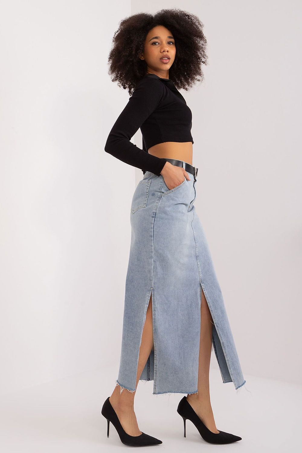 Long Slit Skirt