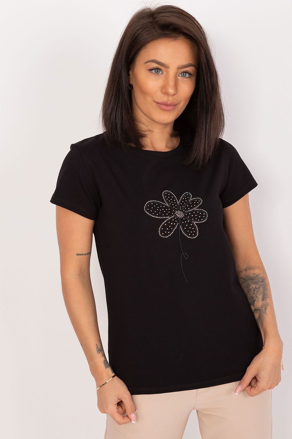 Happy Flower Decorated Tee