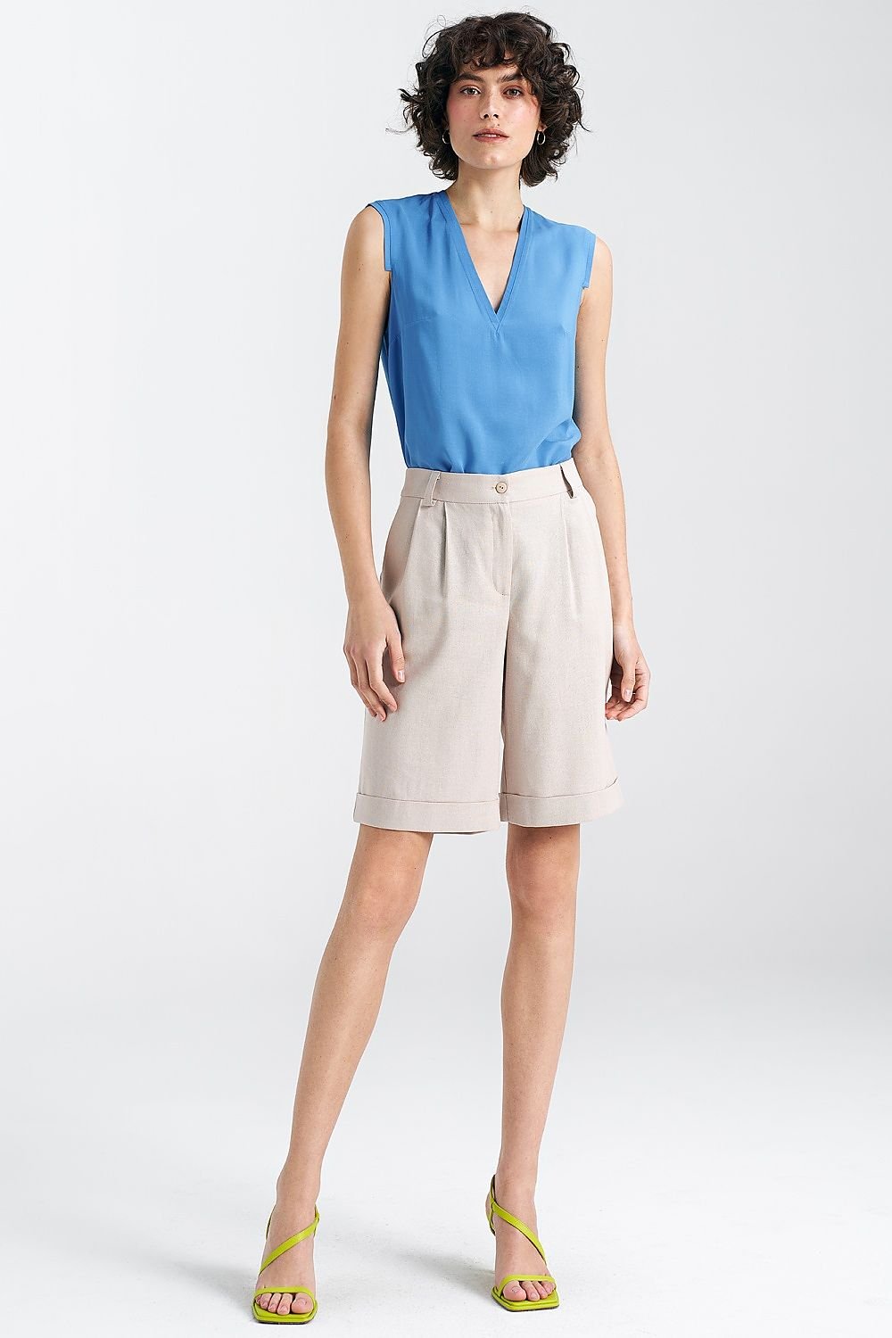 V-Neck Sleeveless Top