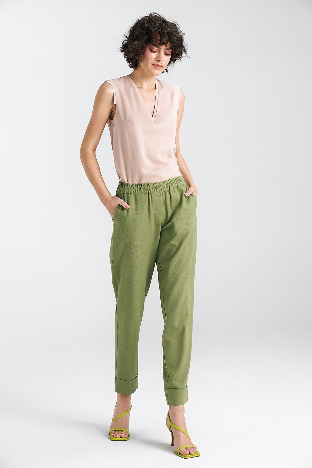 V-Neck Sleeveless Top