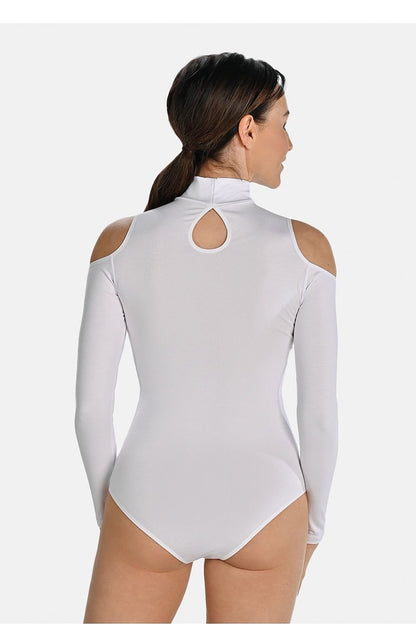 Open Shoulder Long Sleeve Bodysuit