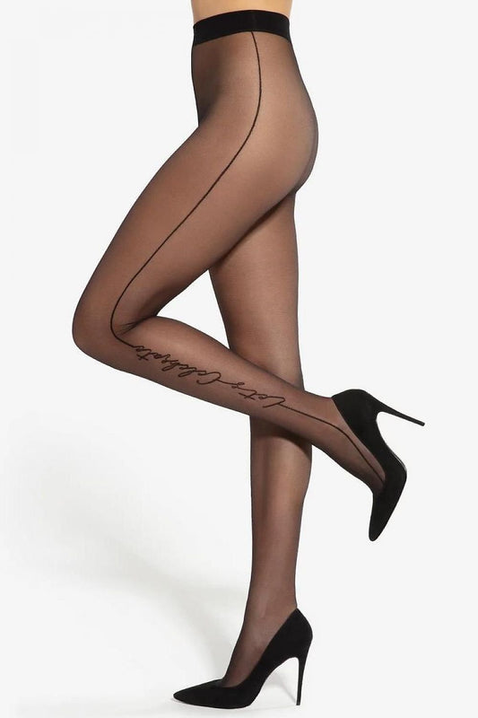 Fancy Signed Tights Black