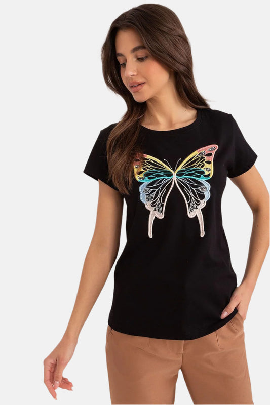 Butterfly Print T-Shirt