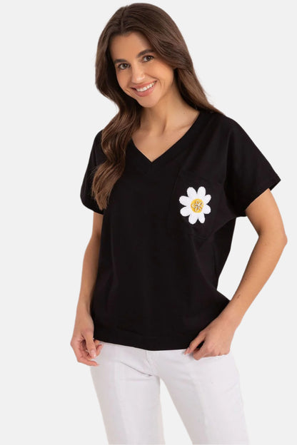 V-Neck Pocket Tee