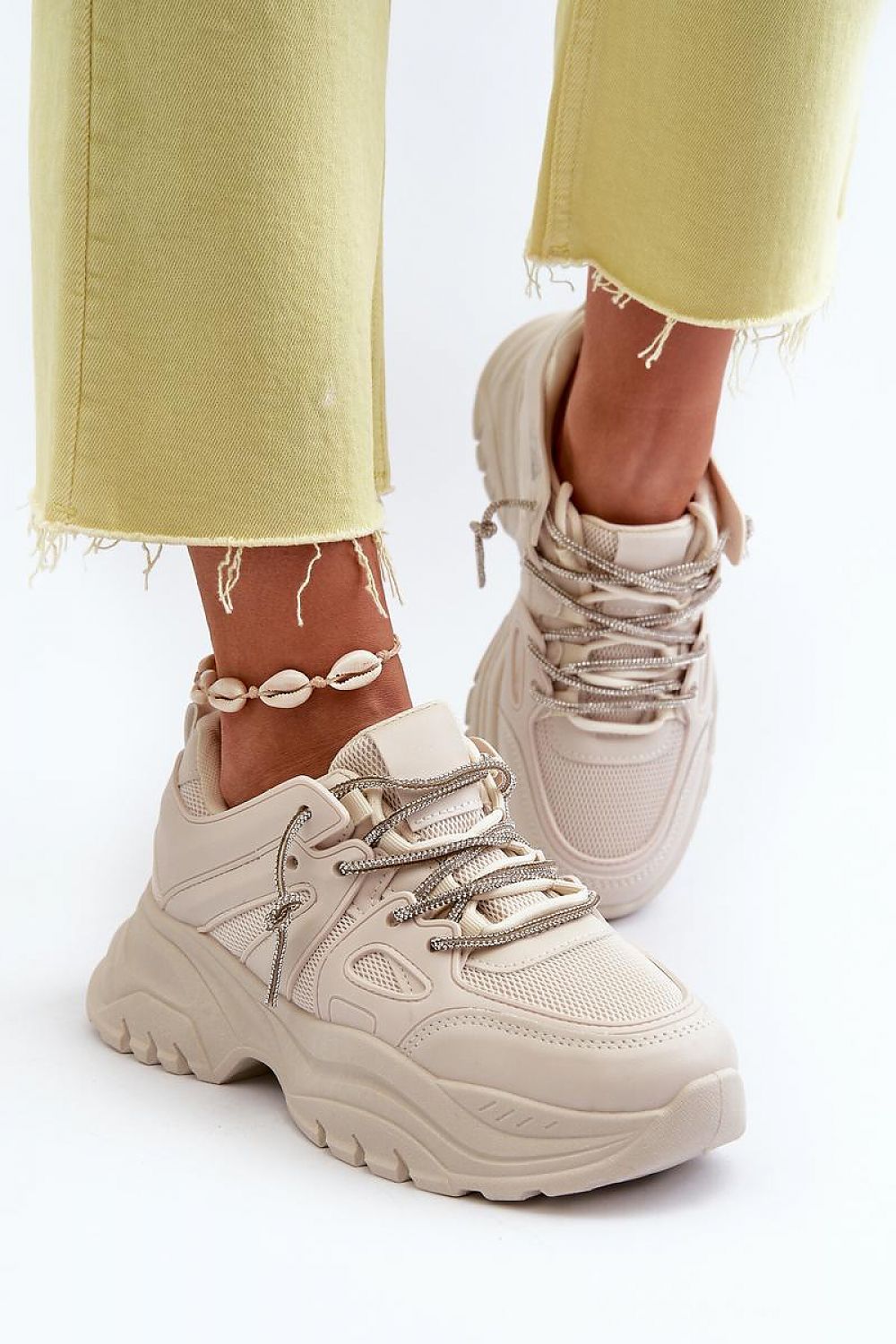 Chunky Lace-Up Sneakers