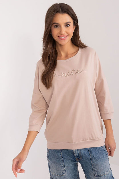 Nice 3/4 Sleeve Sweatshirt