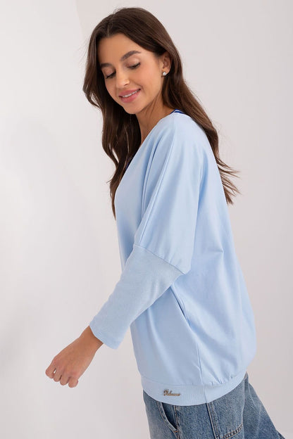 You Can Be 3/4 Sleeve V-Neck Blouse