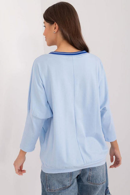 You Can Be 3/4 Sleeve V-Neck Blouse