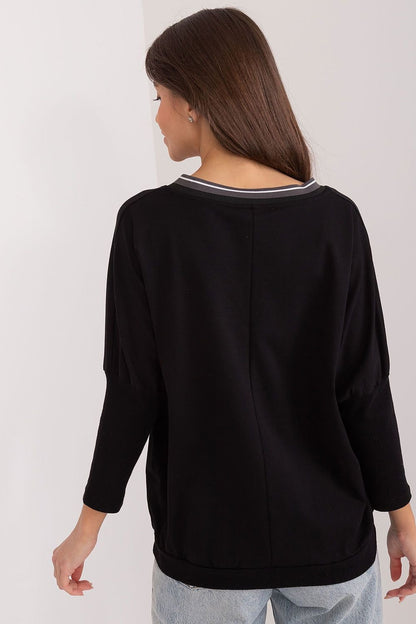 You Can Be 3/4 Sleeve V-Neck Blouse