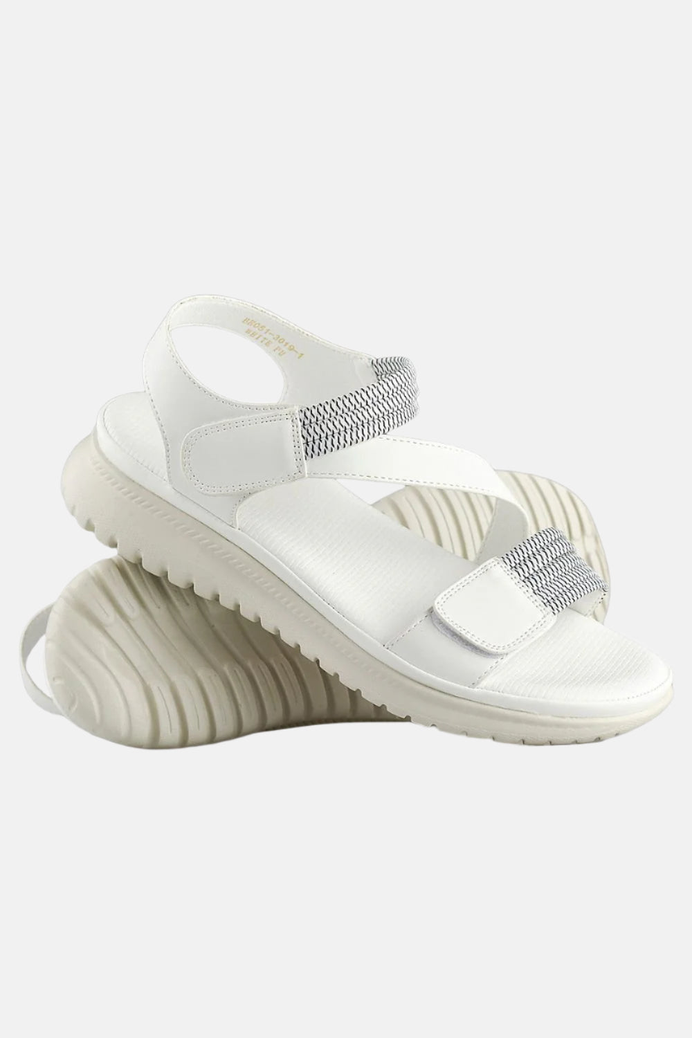 Velcro Straps Flat Sandals