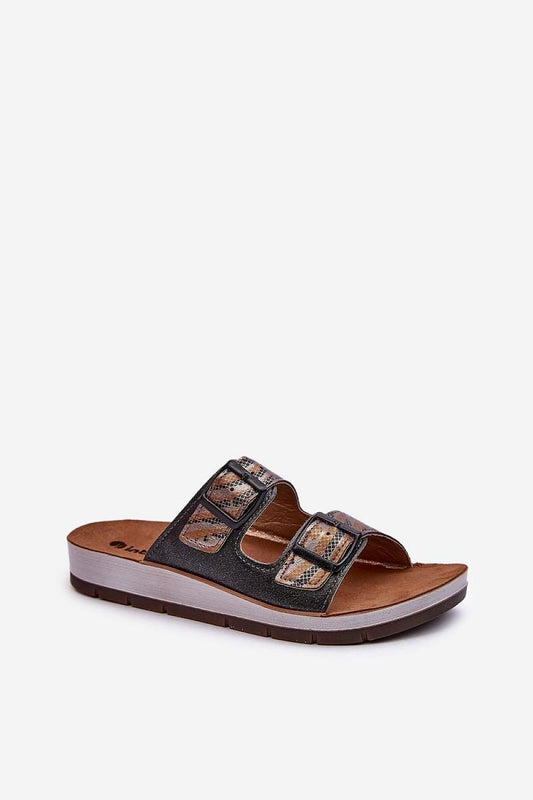 Double Strap Buckle Flip-Flops